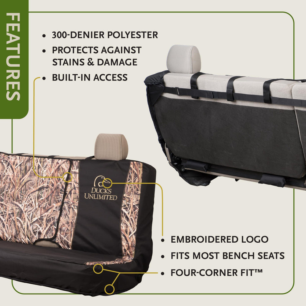 Ducks Unlimited close-up of Mossy Oak Blades fabric showing durable texture
