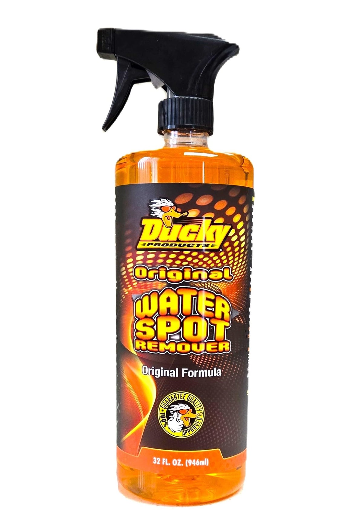 DUCKY PRODUCTS 32 oz bottle front view showing label and spray benefit