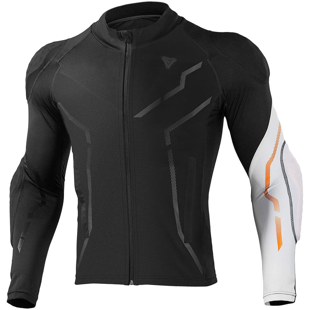 DUHAN front view of armored shirt showing slim protective fit and comfort