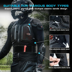 DUHAN jacket worn by rider on dirt bike demonstrating ventilation and mobility