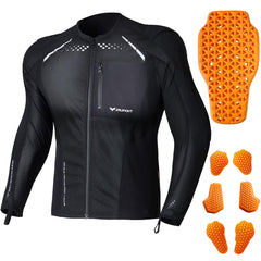 DUHAN mesh shirt front view showing fit and airflow for comfortable rides