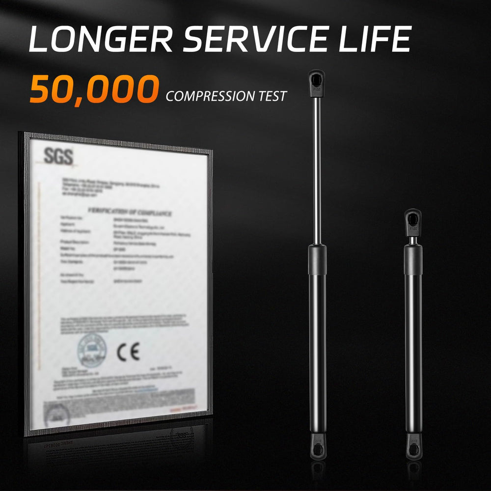 Dukuge strut beside ruler showing 26.97-inch extension for accurate fit verification