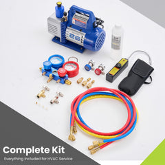 DUMOS color-coded hoses and adapters laid out to show secure, flexible connections