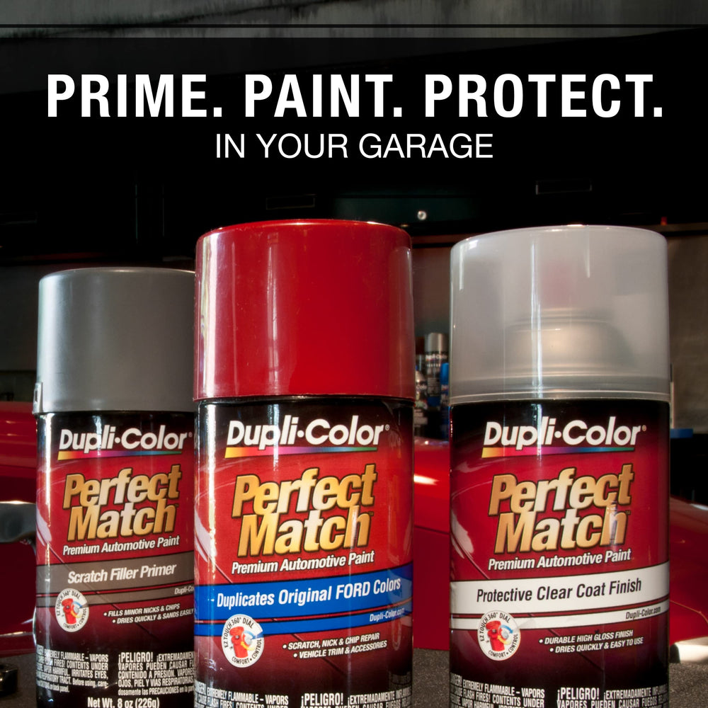 Dupli-Color applied to bumper showing color-matching result and restored appearance