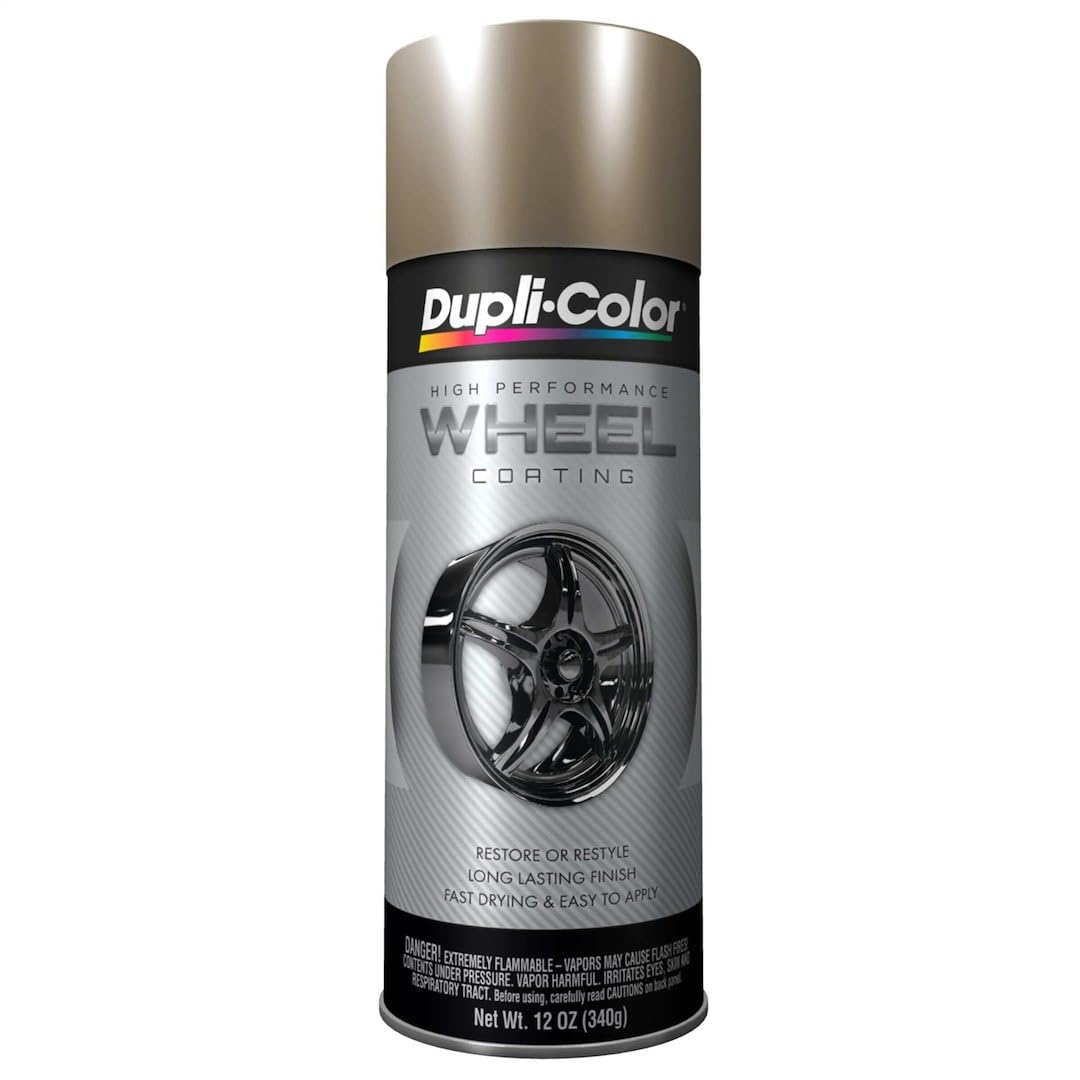 Dupli-Color painted aluminum wheel after application highlighting durable finish