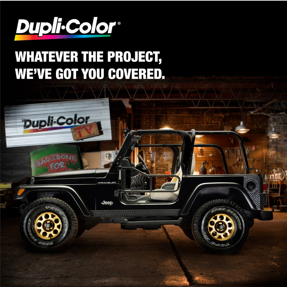 Dupli-Color used in garage lifestyle scene for easy DIY interior work
