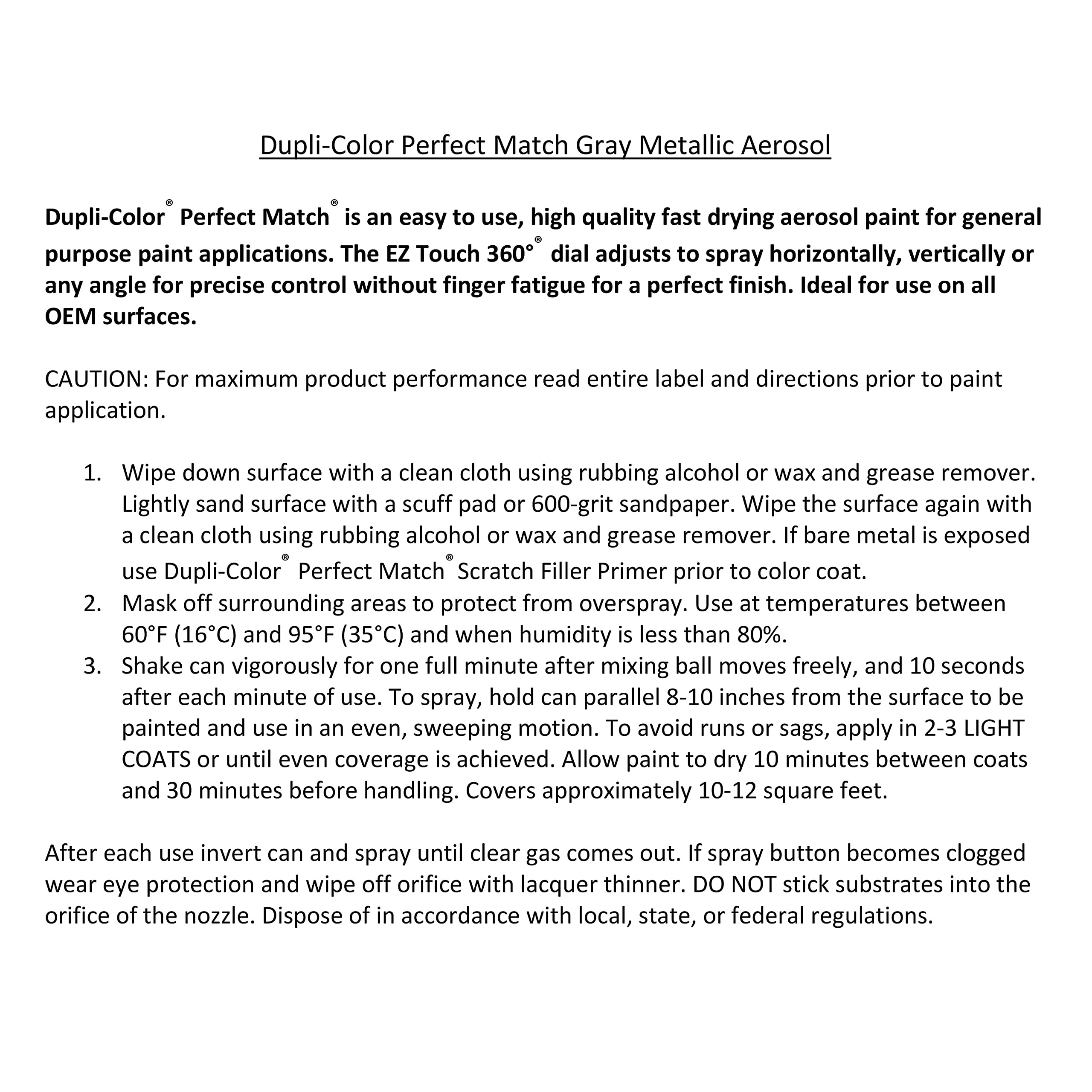 Dupli-Color used on parked GM vehicle illustrating seamless color restoration