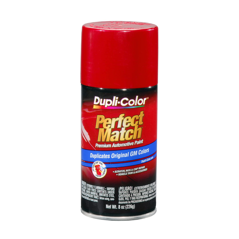 Dupli-Color Victory Red front view showing product label and finish