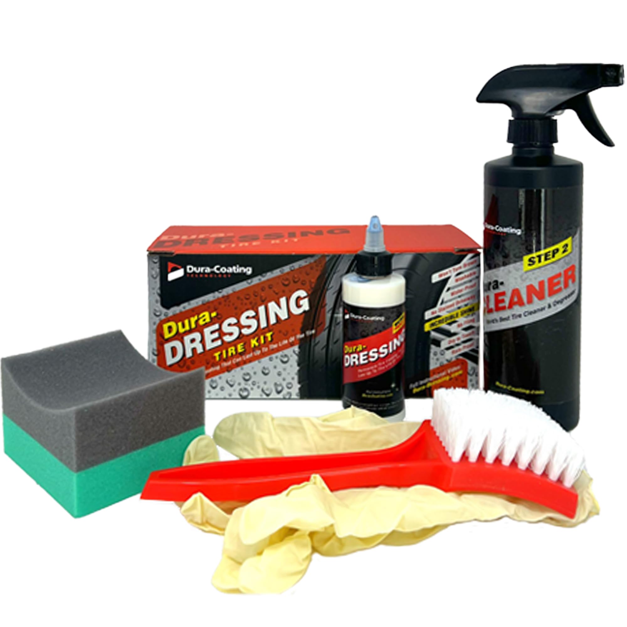 DURA-COATING TECHNOLOGY front packaging showing kit contents and benefits