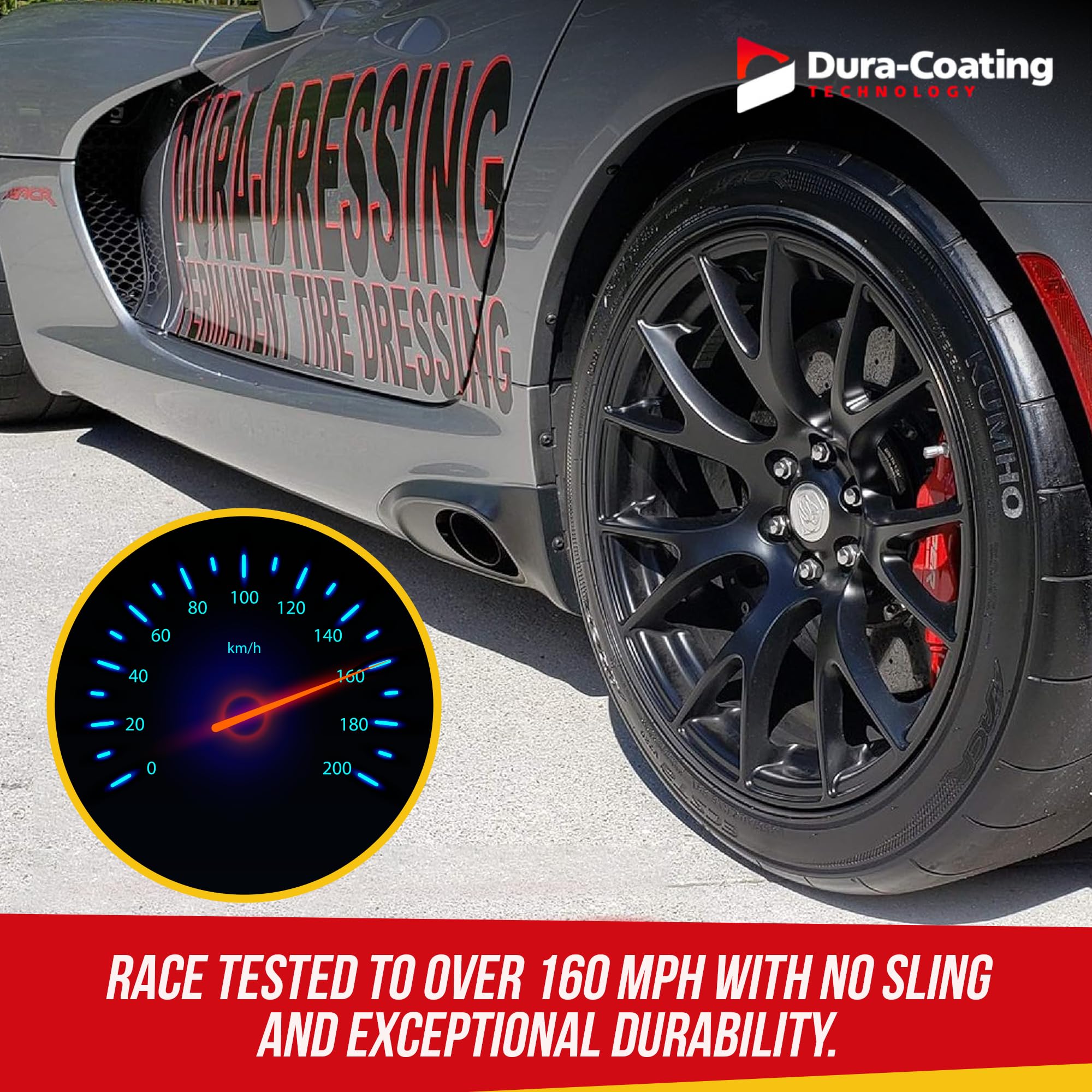 DURA-COATING TECHNOLOGY made in usa label emphasizing quality and local manufacturing