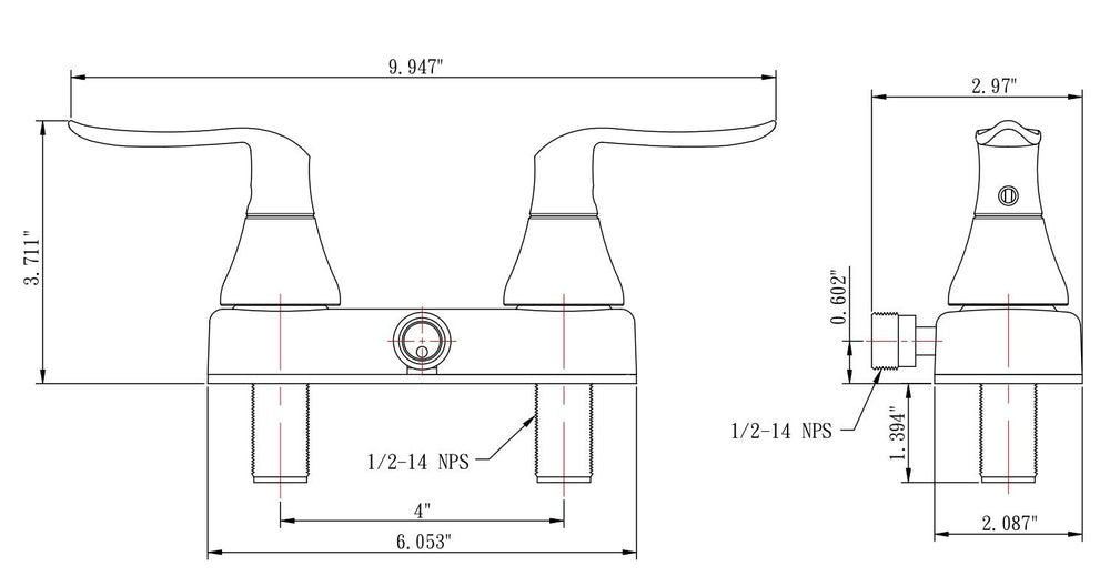 Dura Faucet brushed satin nickel texture resisting water spots and corrosion