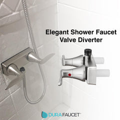 Dura Faucet close-up of winged lever detail for easy grip and adjustment
