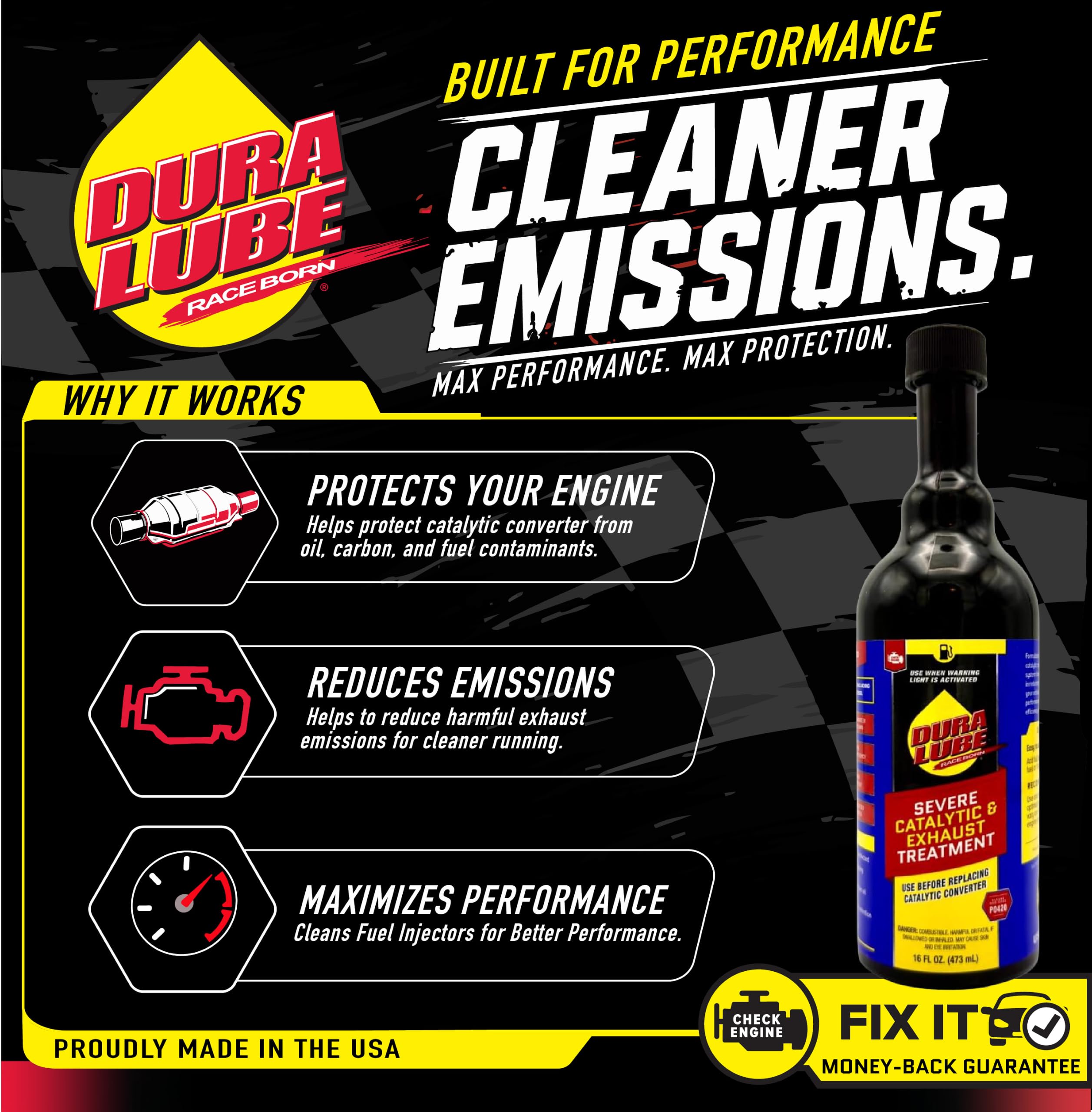 Dura Lube being poured into a fuel tank demonstrating simple pour-in use
