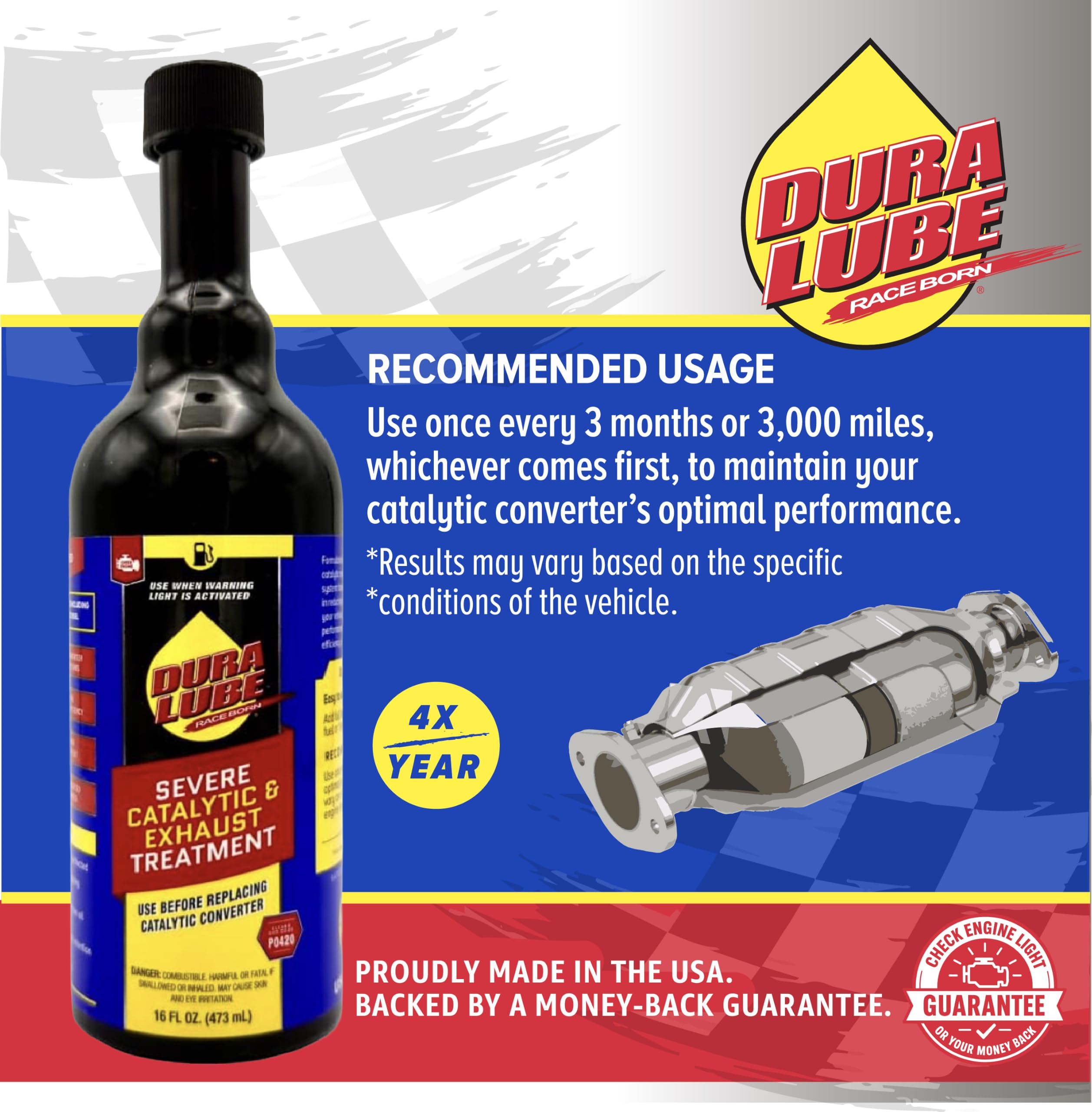 Dura Lube next to a ruler for size comparison and easy storage benefit