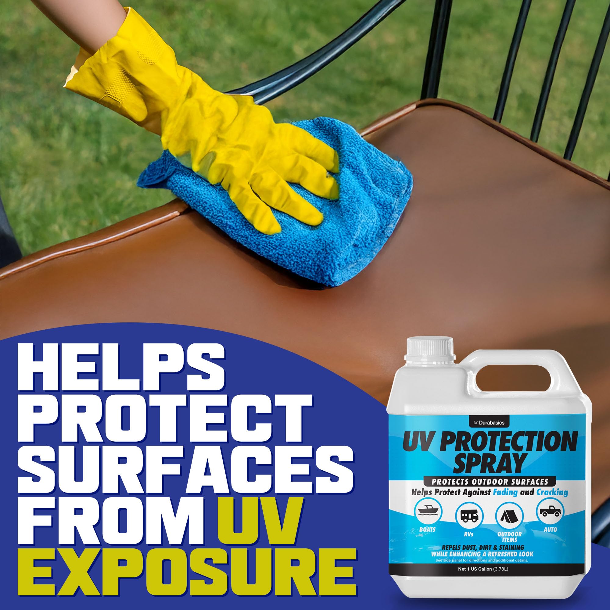 Durabasics texture close-up showing invisible protective film on plastic