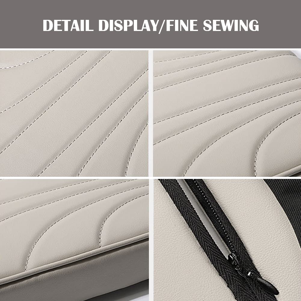 DURASIKO armrest pad shown with hand for size comparison