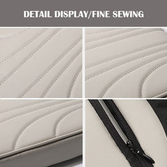 DURASIKO armrest pad shown with hand for size comparison