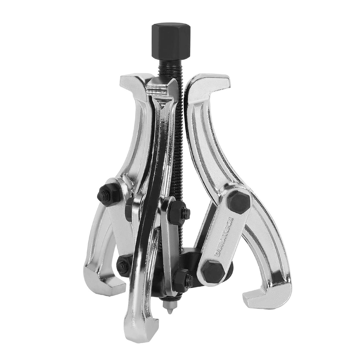 DURATECH front view of 3-jaw puller showing ready-to-use design and compact size