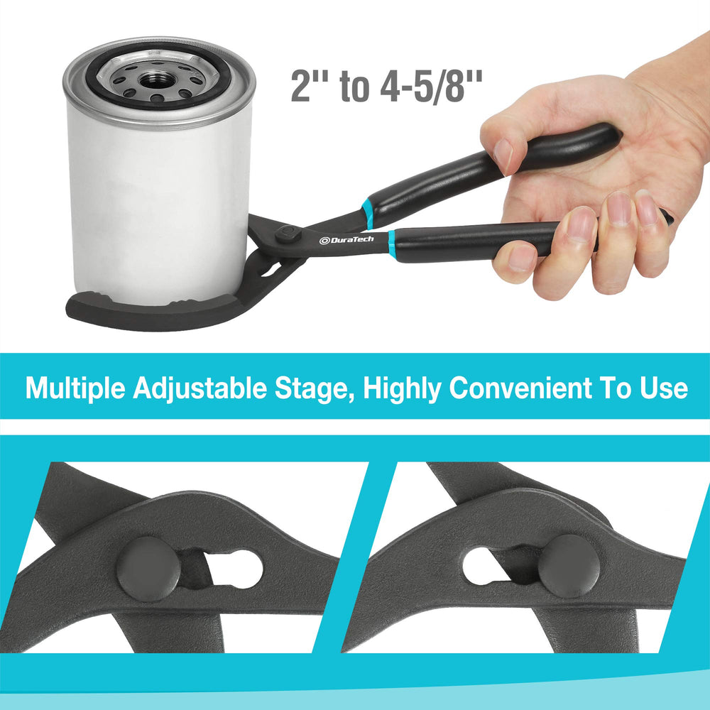 DURATECH three-jaw wrench close-up showing adjustable clutch for centered gripping
