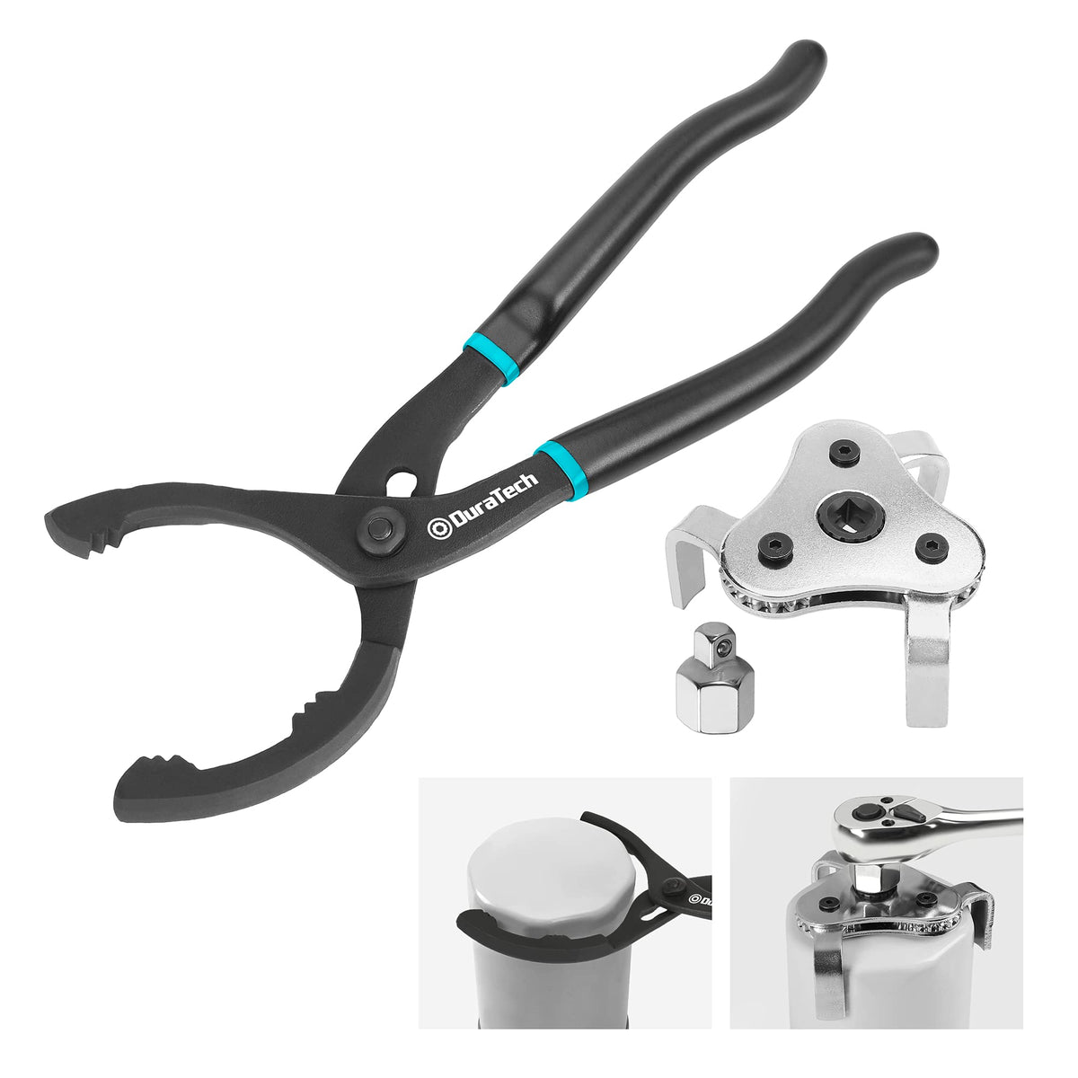 DURATECH front view of both tools showing durable construction and storage convenience