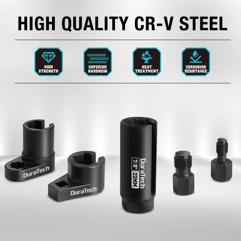 DURATECH sockets beside ruler showing scale for correct fit and size clarity