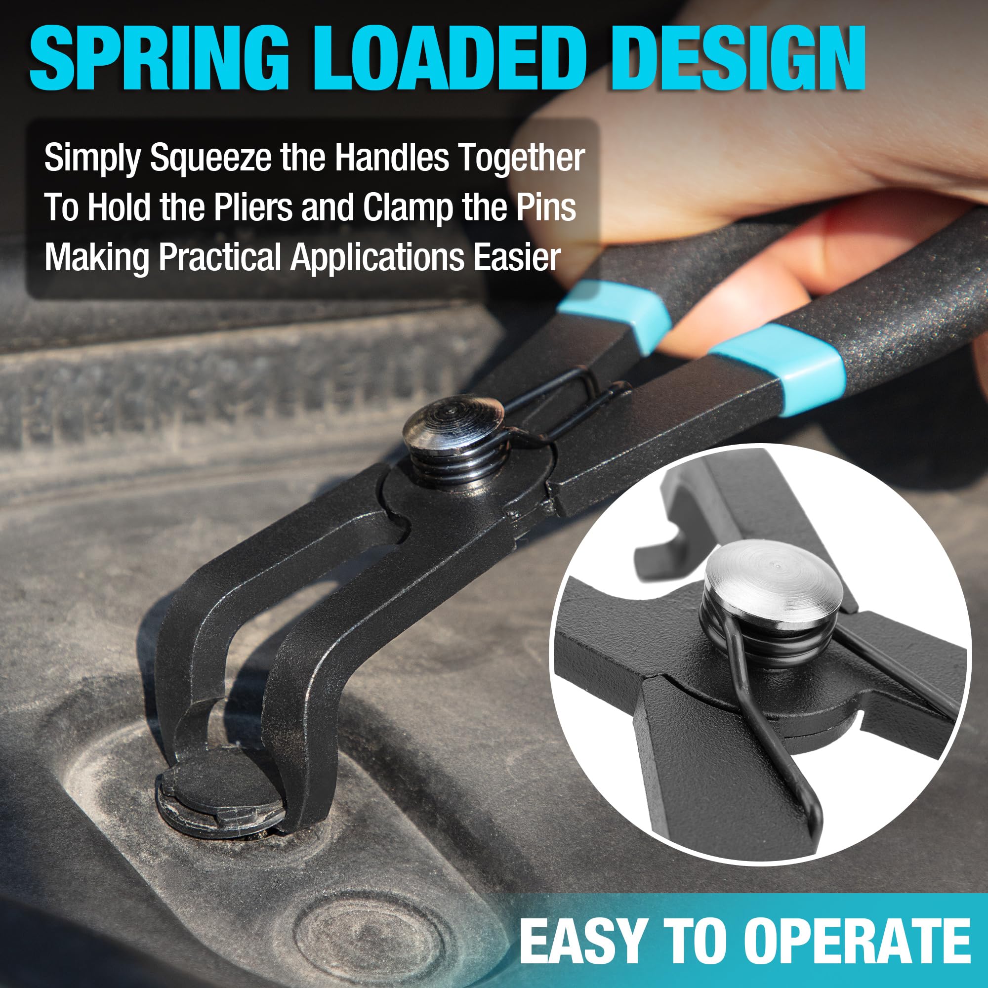 DURATECH spring-loaded handles image demonstrating reduced hand fatigue