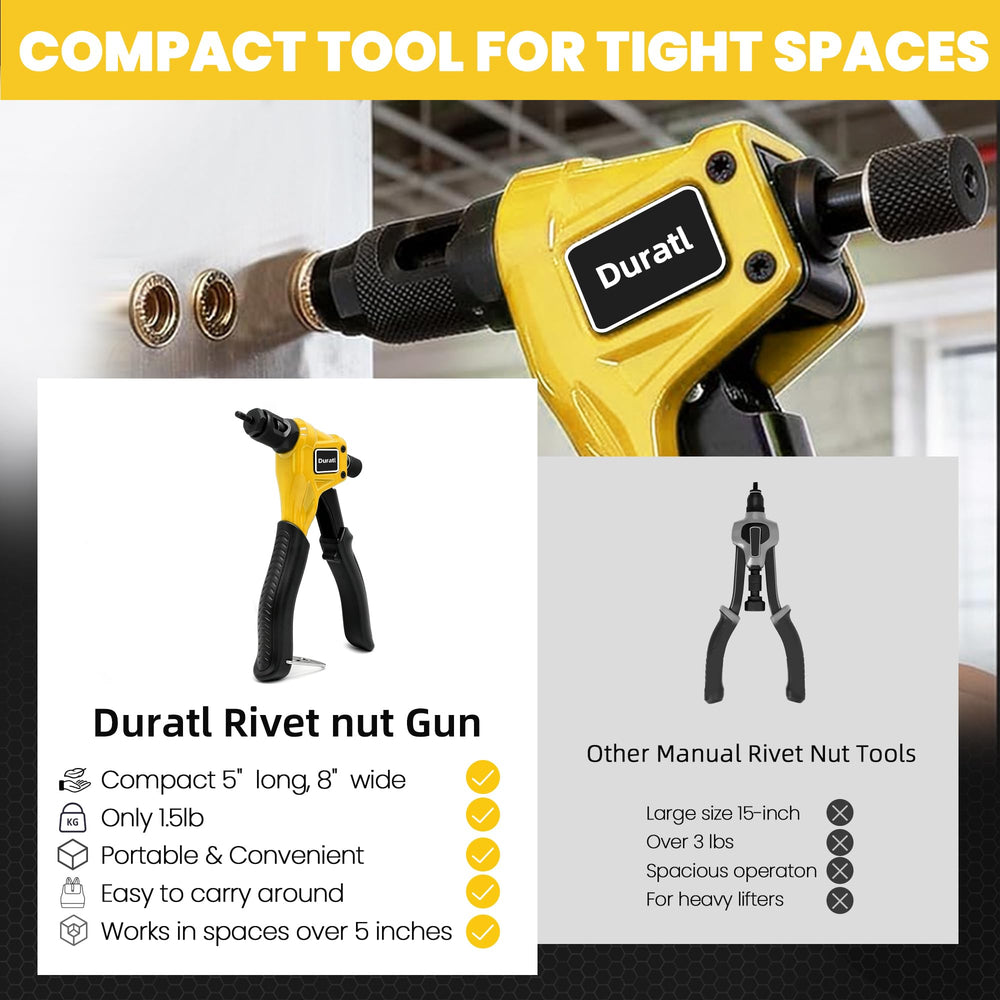 Duratl mandrels close-up highlighting eight sizes for broad compatibility