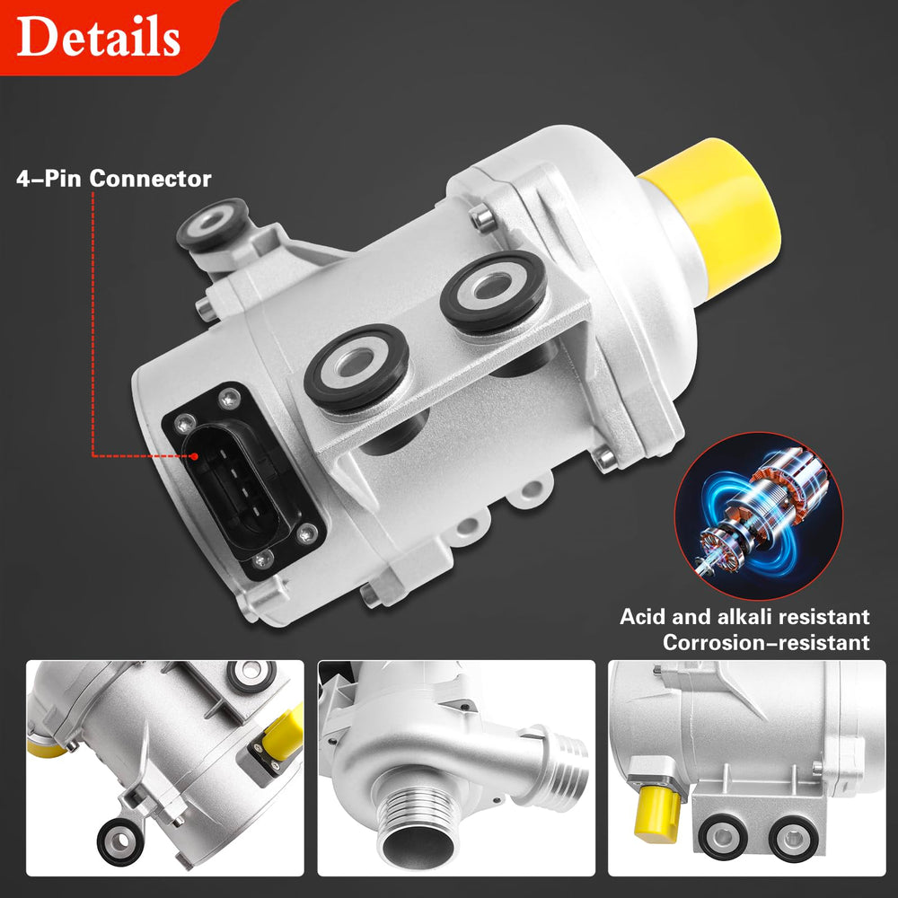DWLDMLWC pump beside ruler illustrating compact size and fitment clarity