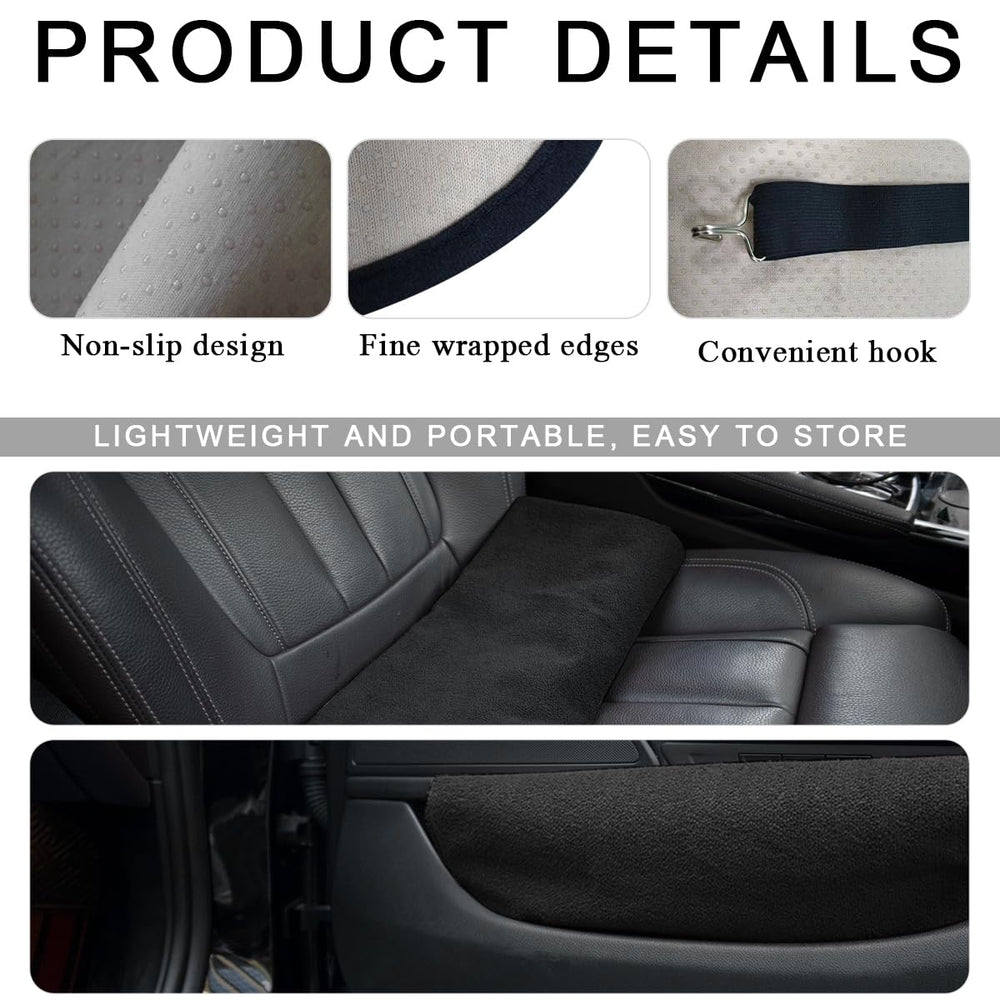 DXNQ non-slip neoprene backing detail improving seat stability
