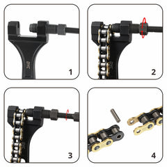 DYCTAHO chain width measurement demonstrating compatibility with sprockets