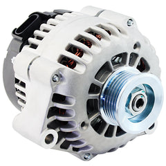 DynaVim Parts alternator front view showing clean housing and pulley benefit reliable fit