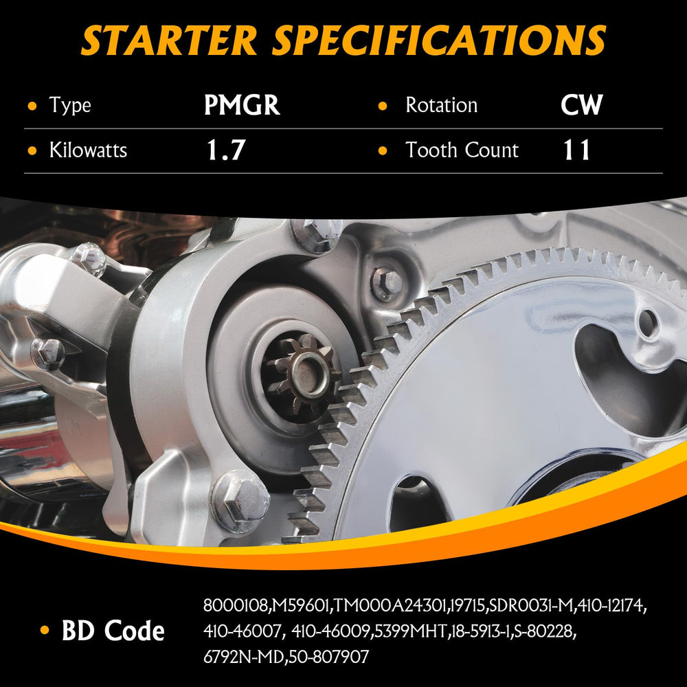 DynaVim starter installed in a boat engine bay showing practical fitment