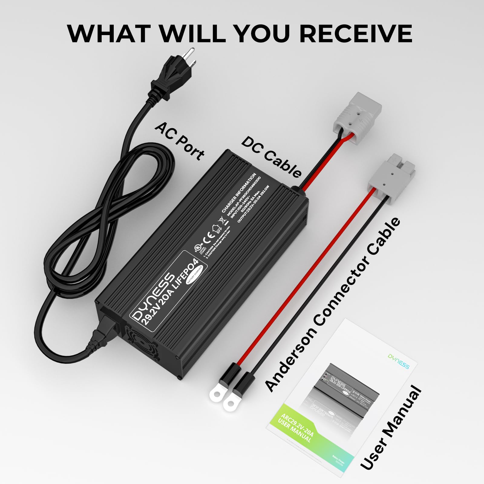 Dyness charger powering an off-grid cabin battery bank highlighting outdoor usability