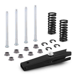 Dyno Racing kit front packaging showing all included hinge parts and spring tool for easy repair