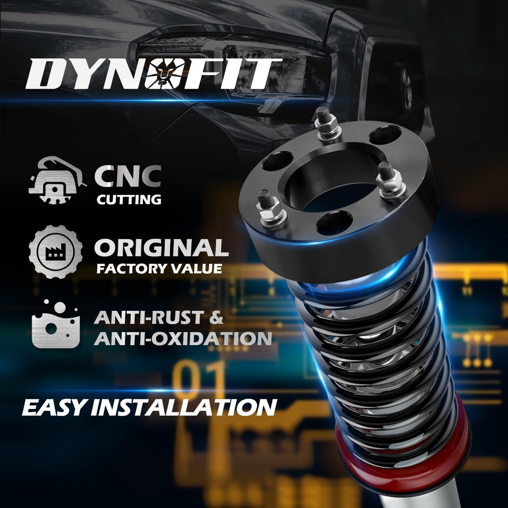 dynofit billet aluminum spacer close-up showing precision CNC machining