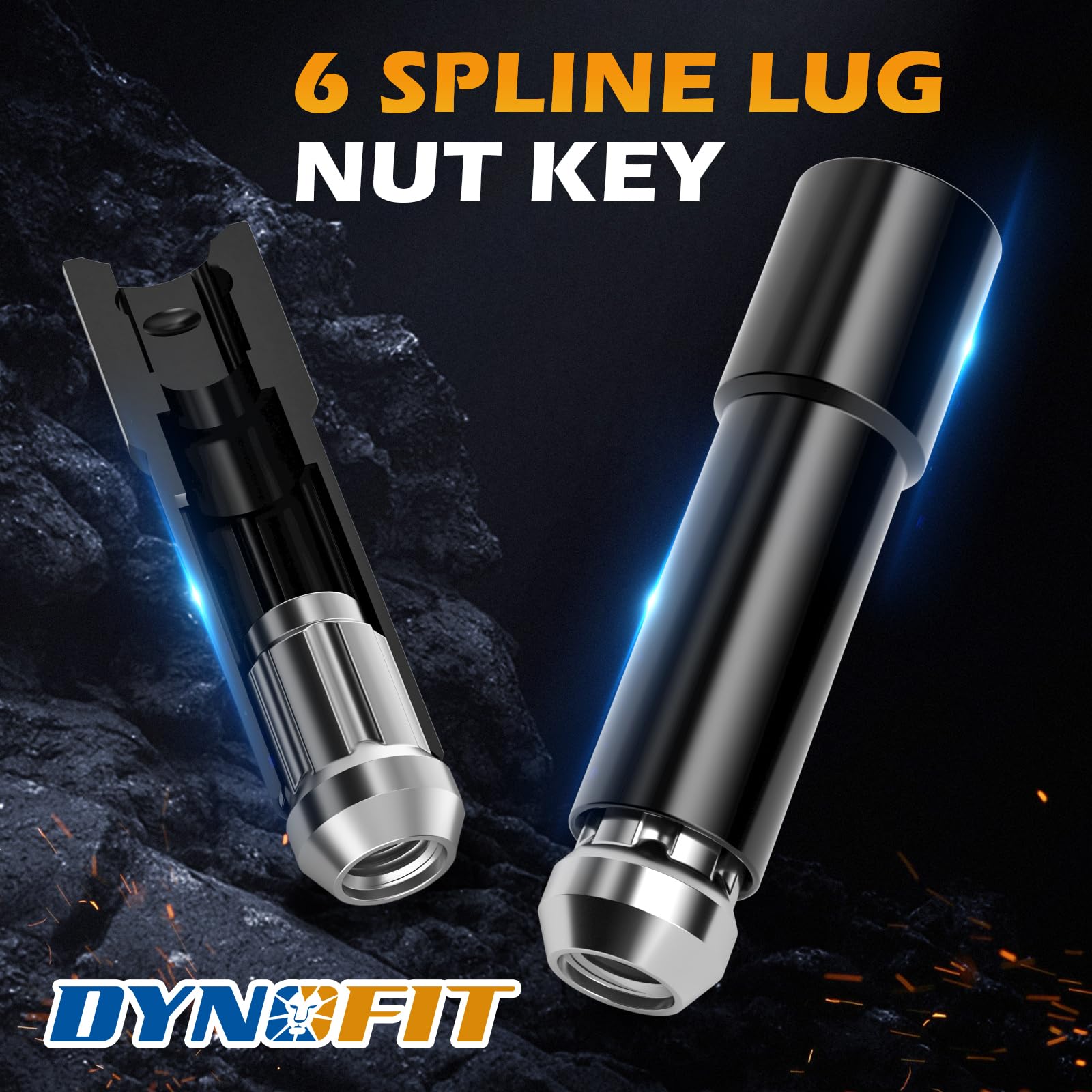 dynofit being used with an impact wrench, fast removal benefit