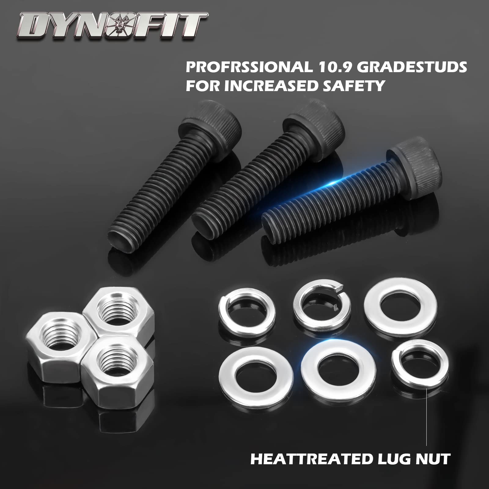 dynofit installed front wheel clearance showing room for larger tires
