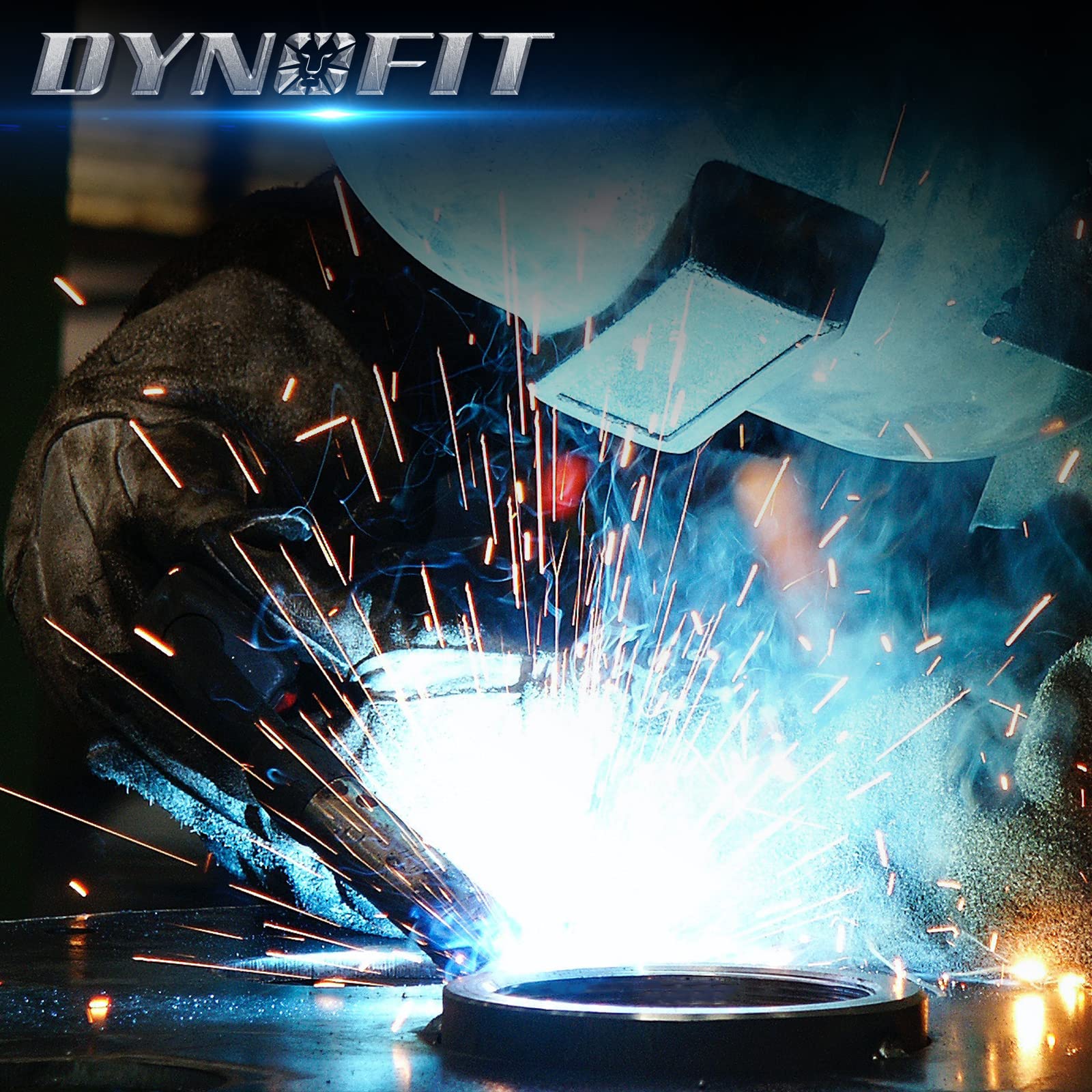 dynofit installed on truck front showing improved stance and added tire clearance