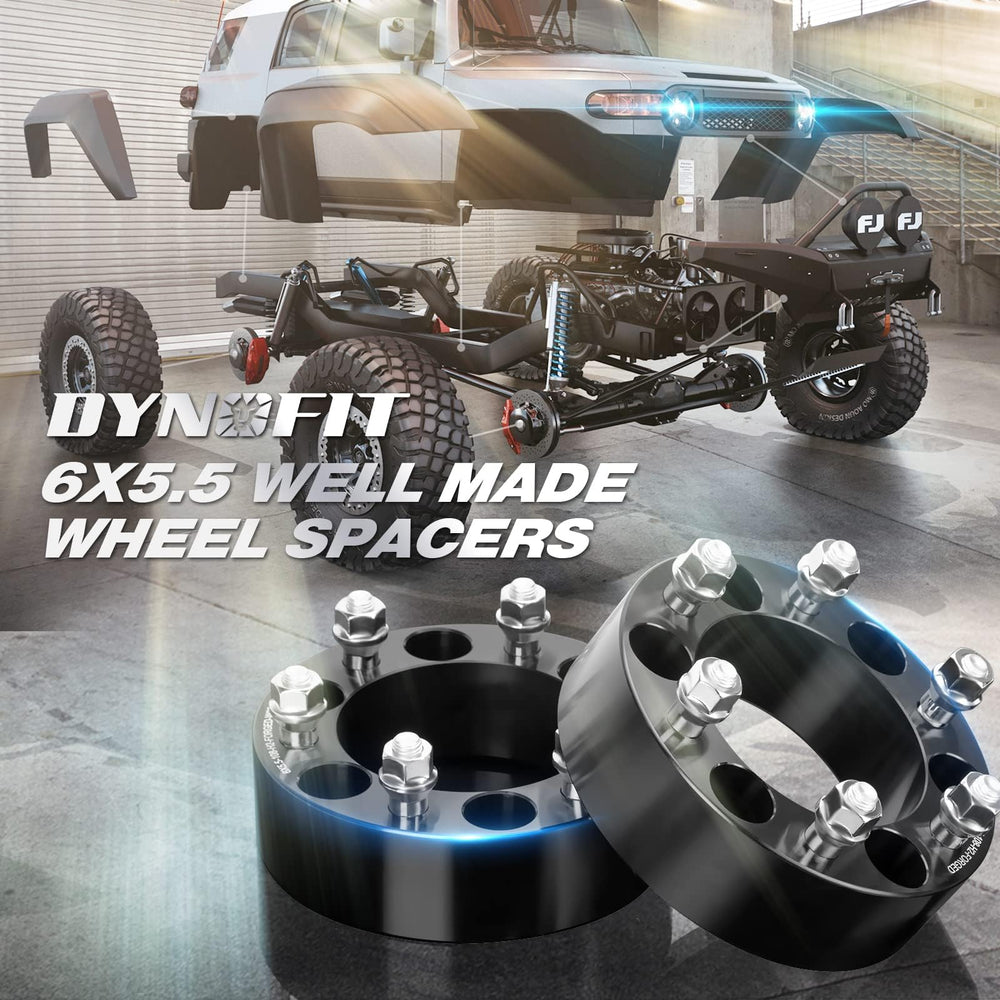 dynofit on off-road vehicle showing wider stance and improved look