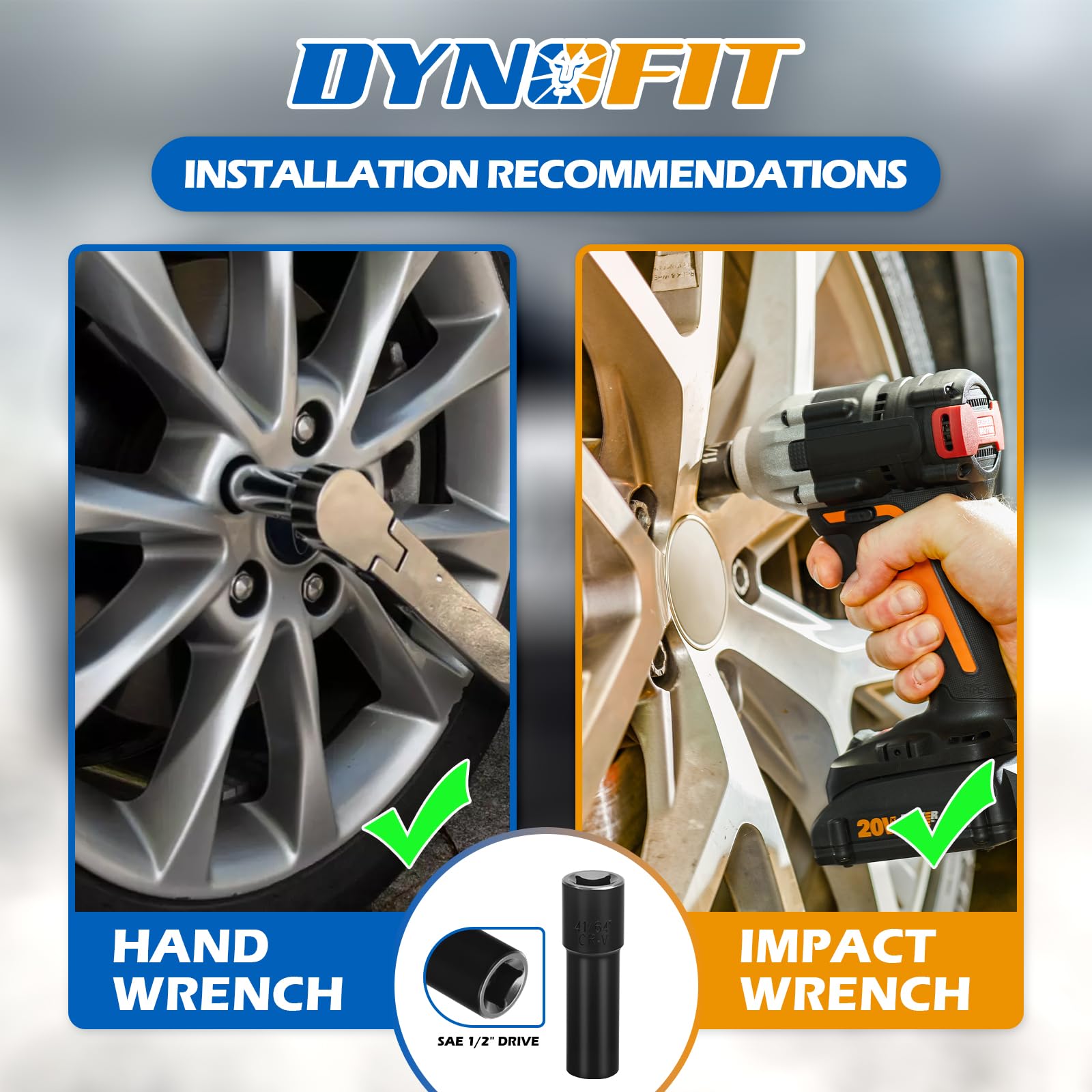 dynofit single-pack packaging and label, ready-for-storage convenience
