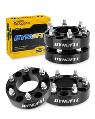 dynofit front view of forged 1.5-inch spacer showing hub bore and bolt pattern benefit