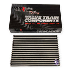 Dynosty BTR pushrods front packaging showing full set and fitment benefit