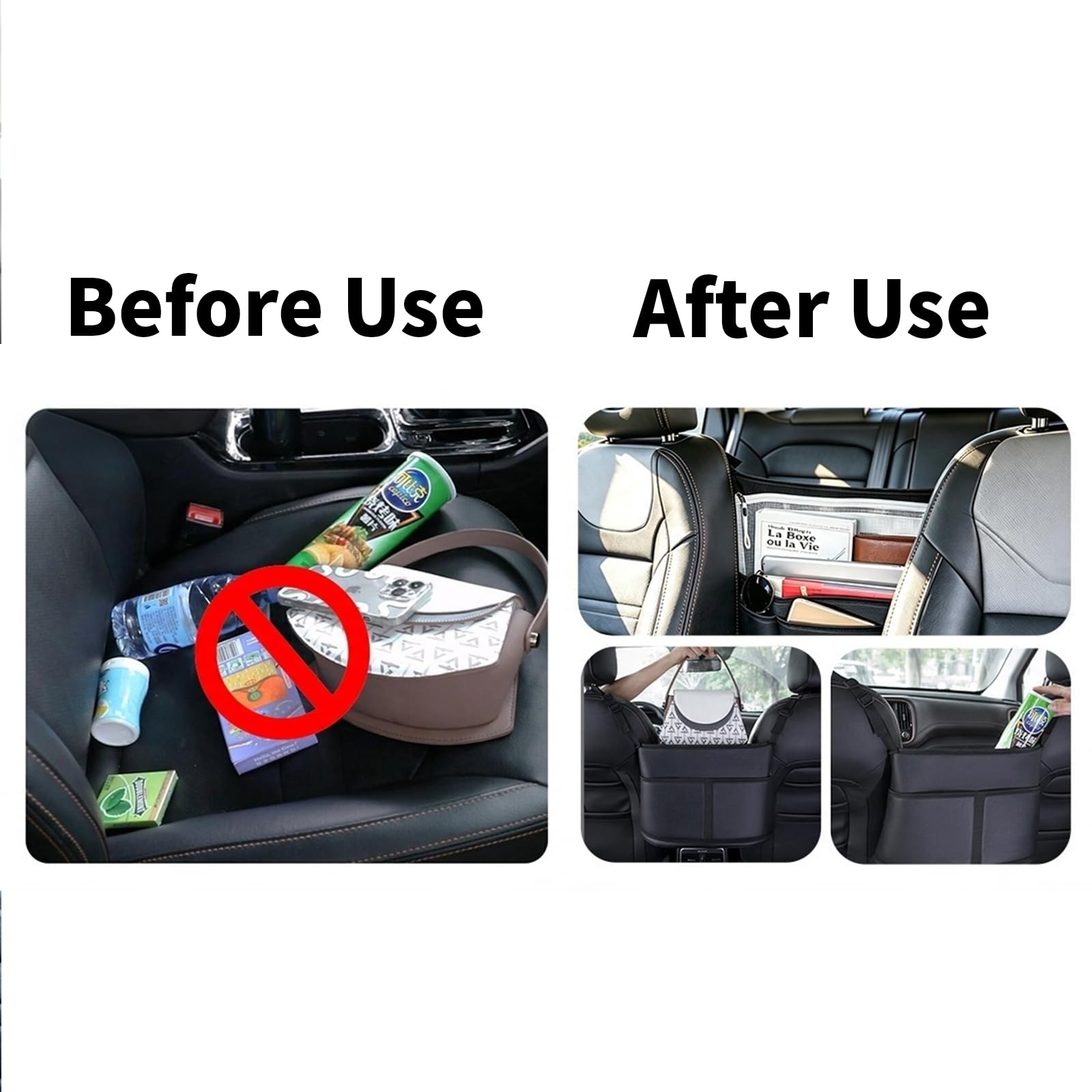 DYPZMNS installed with handbag demonstrating secure, no‑sag support