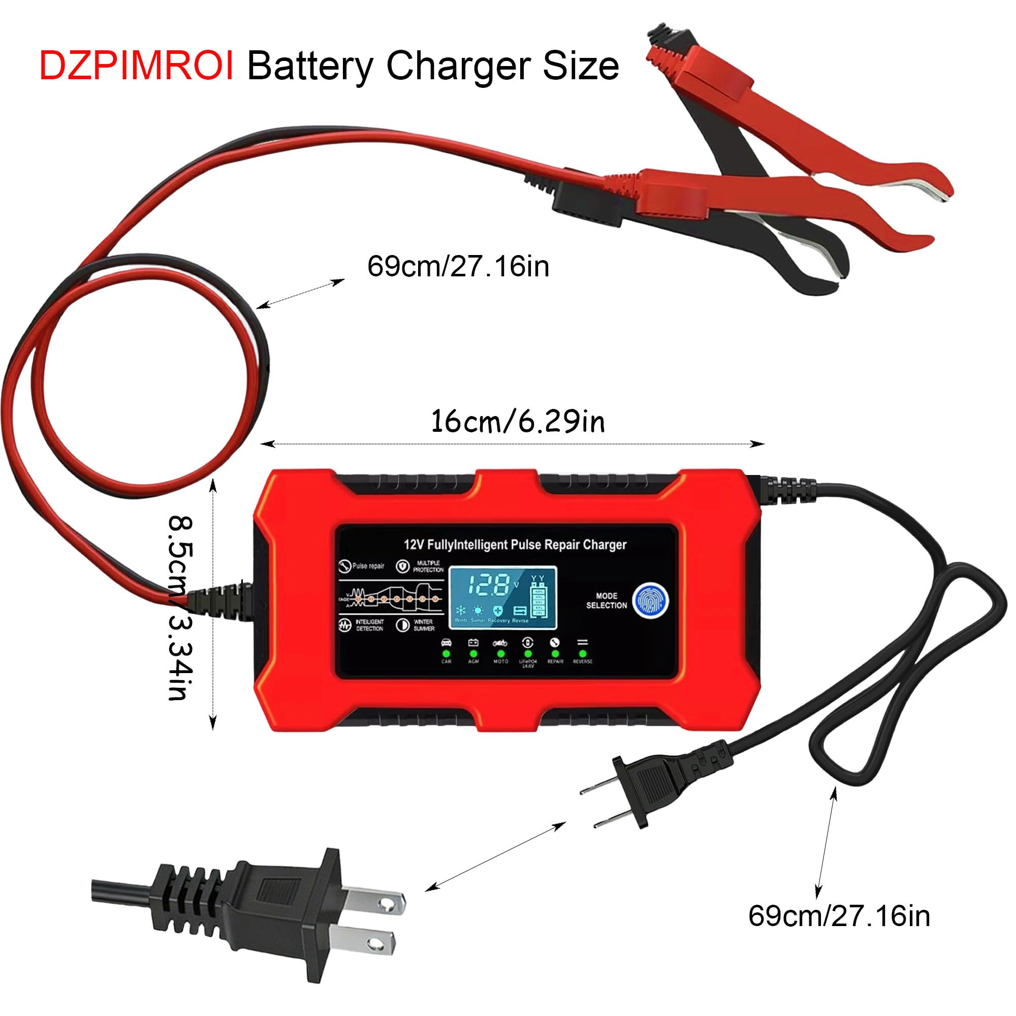 DZPIMROI boxed with manual showing included accessories and quick-start guidance