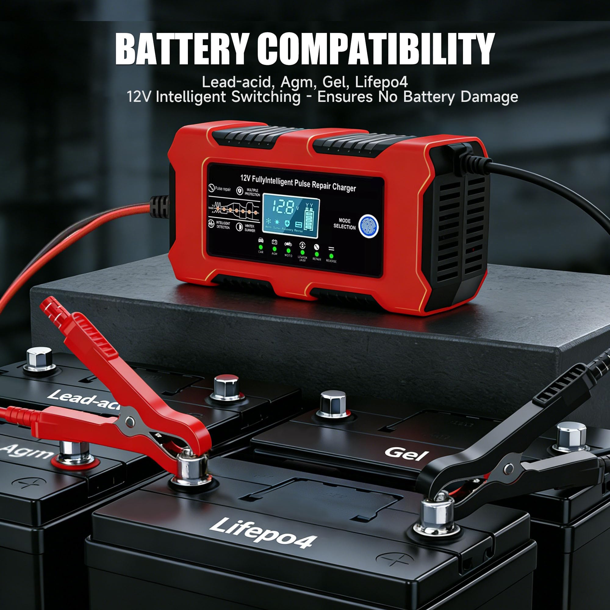 DZPIMROI compact side profile showing portable size for garage or travel convenience