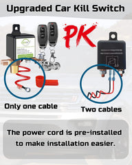 DZSSCY remote fob and keychain for quick wireless battery disconnect convenience