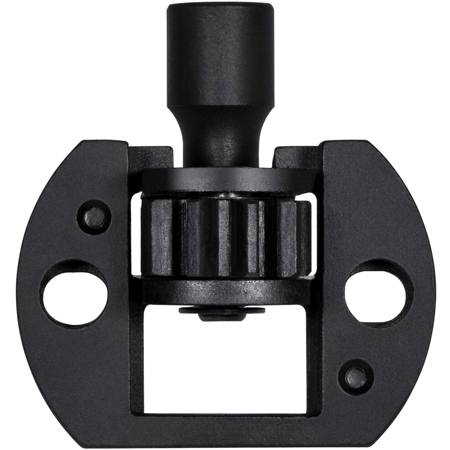 E-cowlboy tool mounted on flywheel demonstrating safe engine positioning