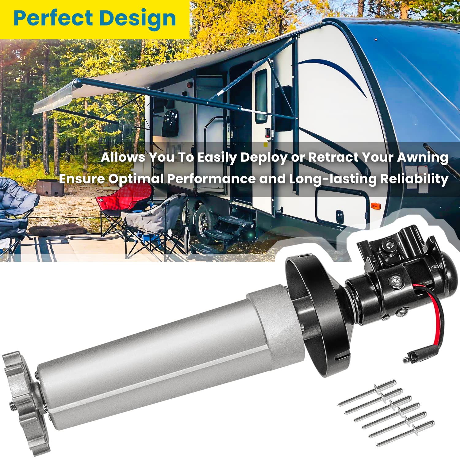 E-cowlboy black end cap and connector illustrating durable seal and easy hookup
