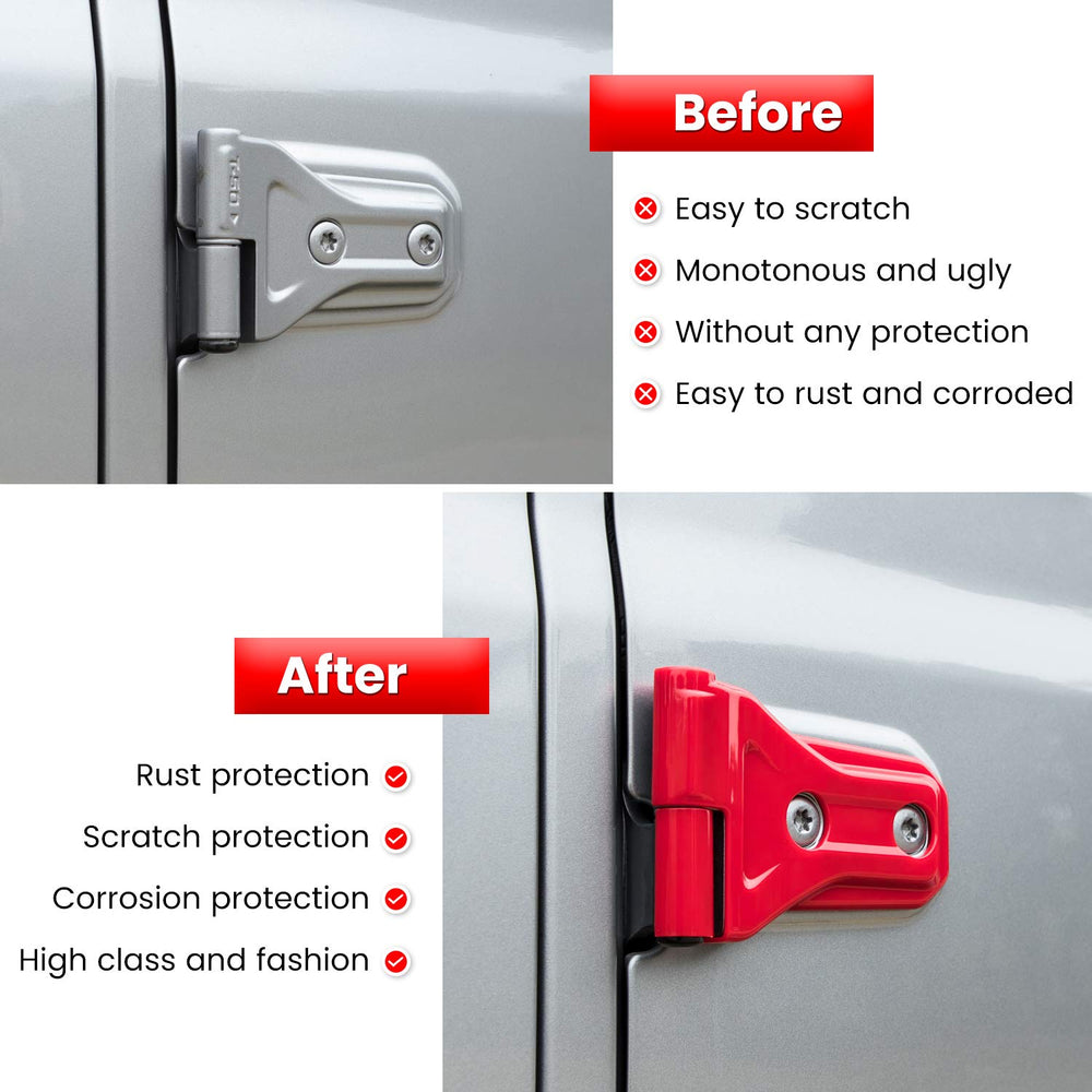 E-cowlboy installed on black Jeep door illustrating scratch concealment