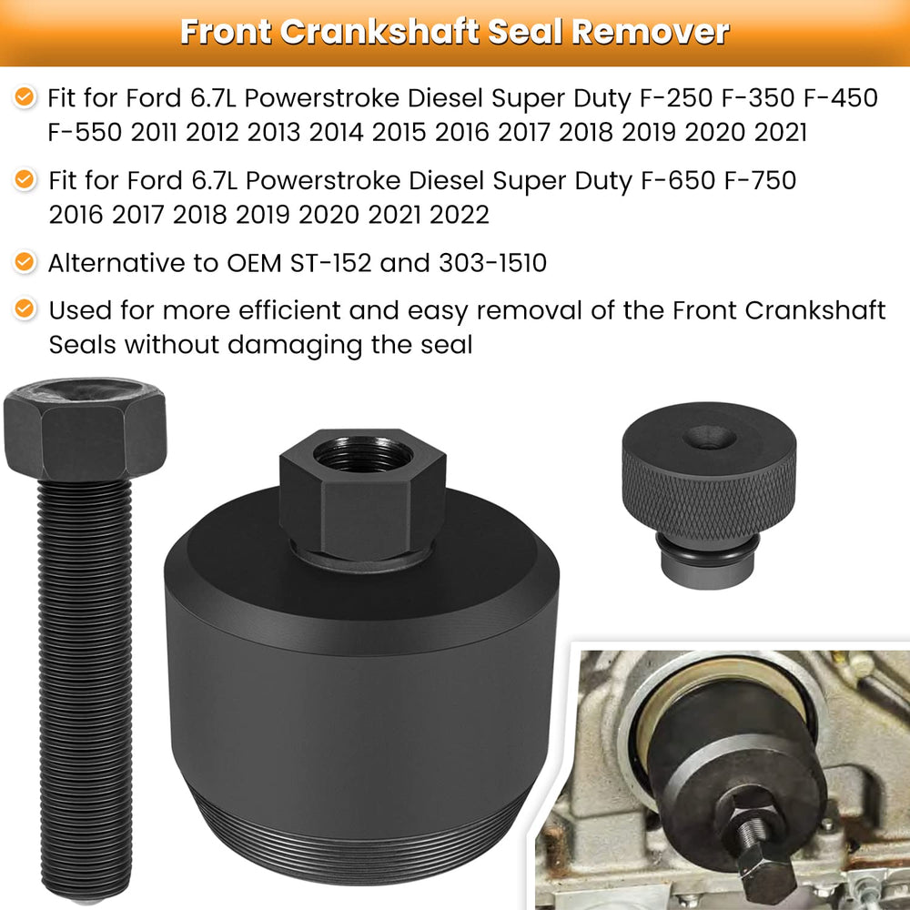 E-cowlboy front adapter ring close-up showing precise CNC machining and fit